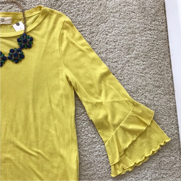 Anthropologie Chelsea Ruffles Tee by t. la - Picture 6 of 8